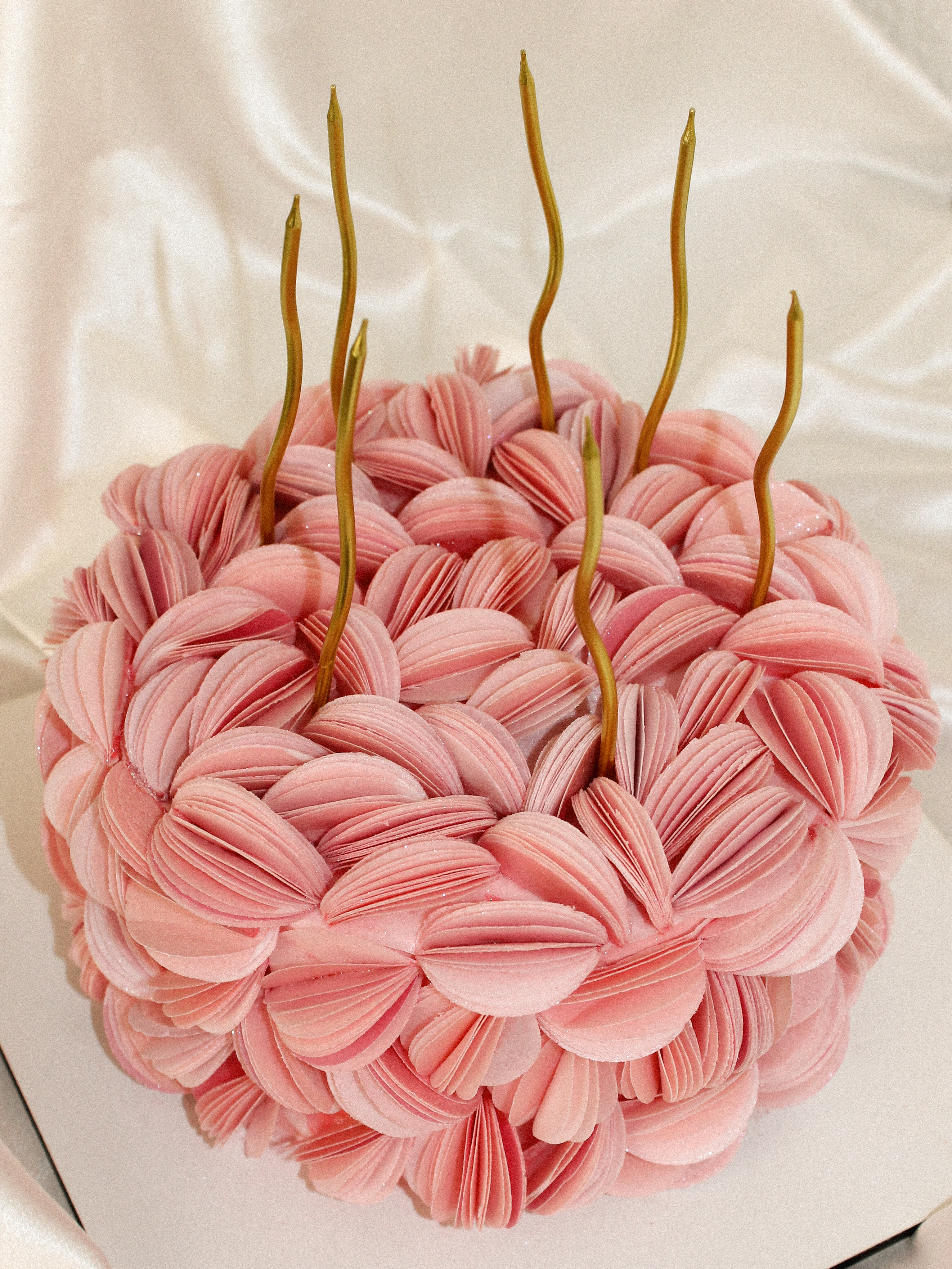 Tarta de pétalos