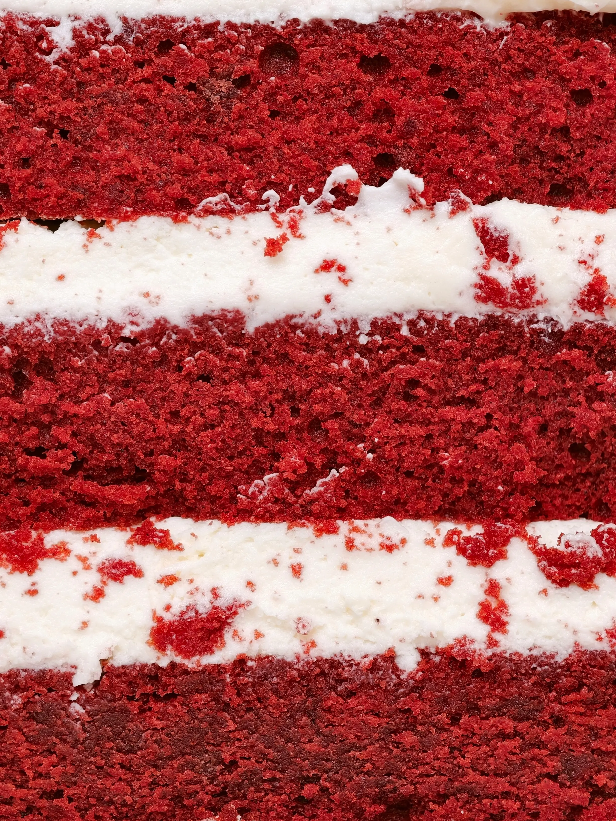 Red Velvet con frosting de queso crema